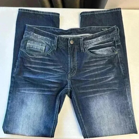 Buffalo Six Men’s Slim Straight Leg Jeans Blue Size 30 - Picture 11 of 13